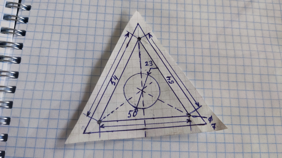 Размеры направляющей выжимного 2141 под выжимной 2110 — Москвич 2141, 1 ...