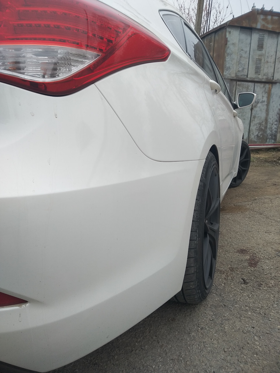 Покраска дисков. Установка проставок на заднюю ось. — Hyundai i40, 2 л ...