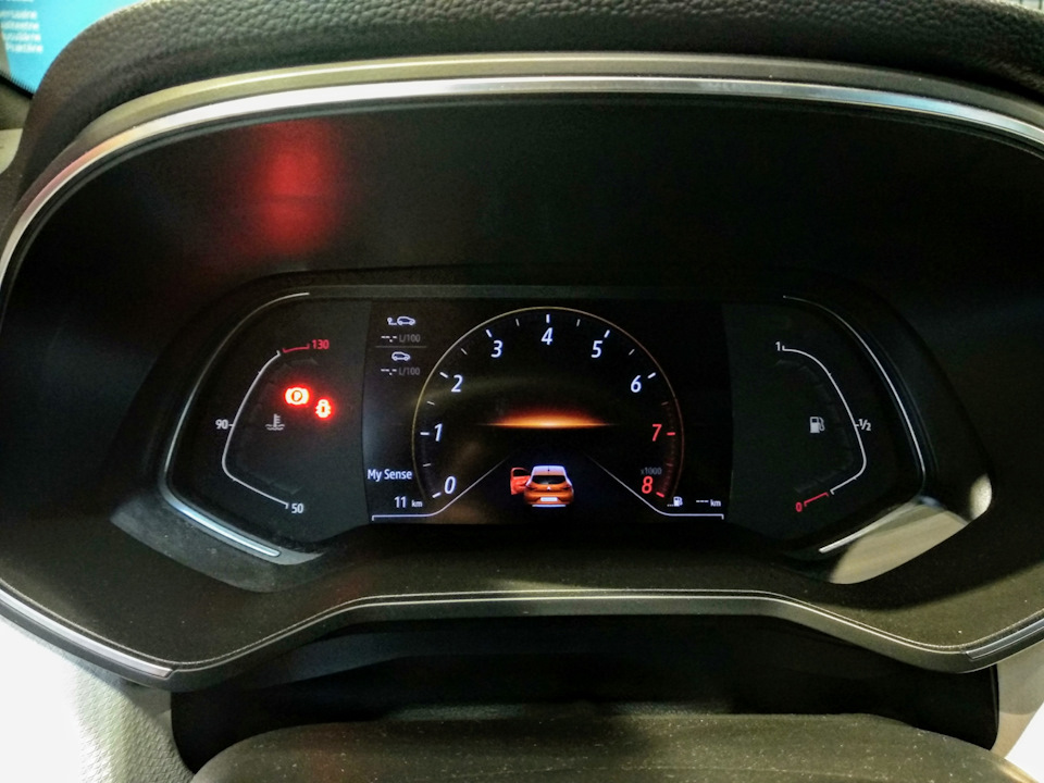 Вот приборка, как и в каптюре мне не очень понравилась((( — Dacia Duster (2G)