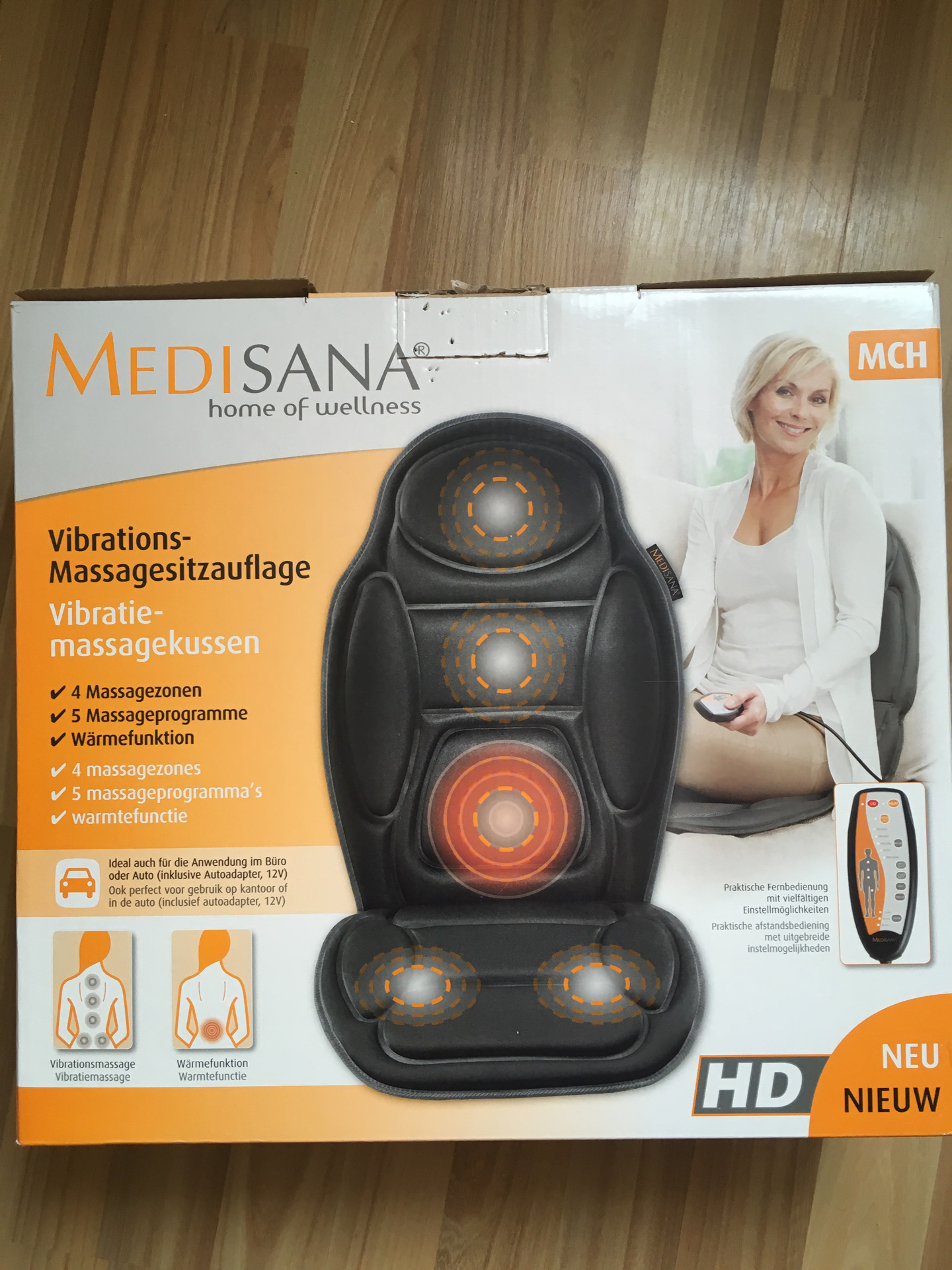 MCH Vibrations-Massagesitzauflage medisana®