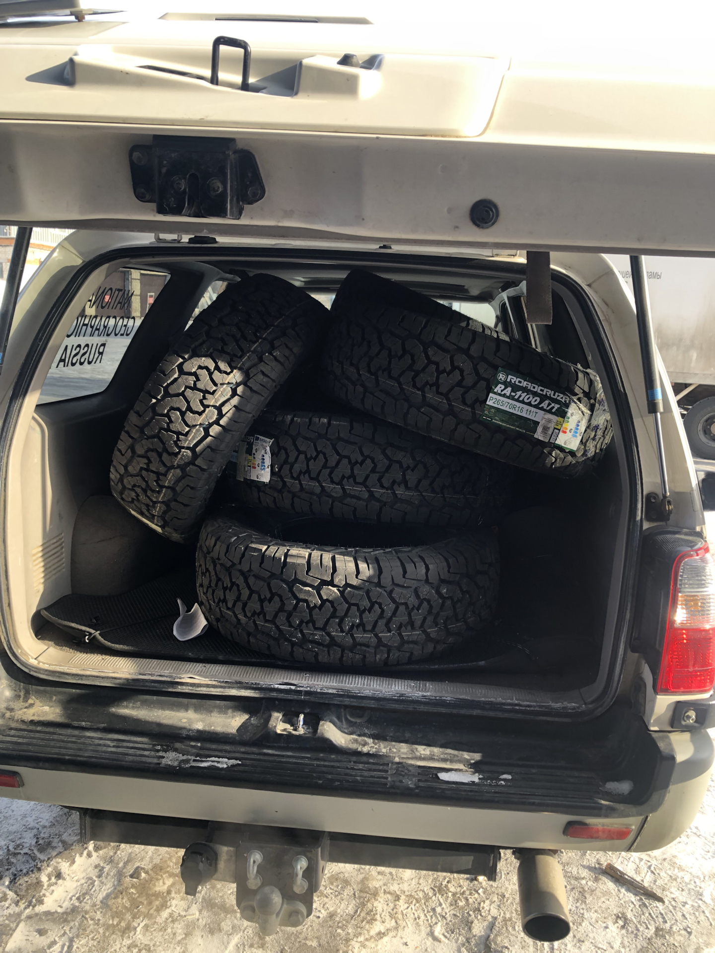 Новая резина — Toyota Hilux Surf (3G), 2,7 л, 2001 года | шины | DRIVE2