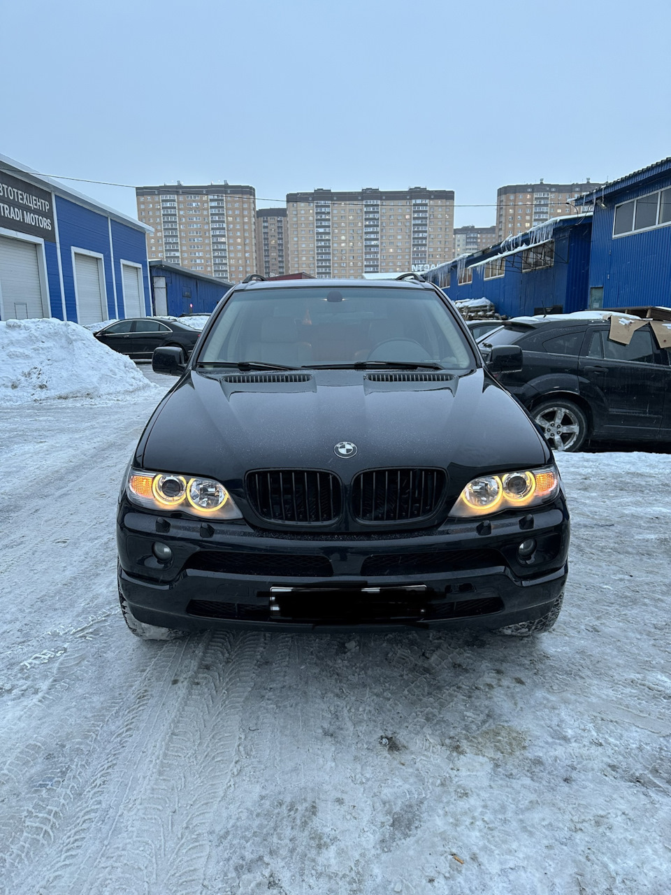 58 Забрал машину из кузовного ремонта (Теперь Рестайл) — BMW X5 (E53), 3 л,  2002 года | кузовной ремонт | DRIVE2