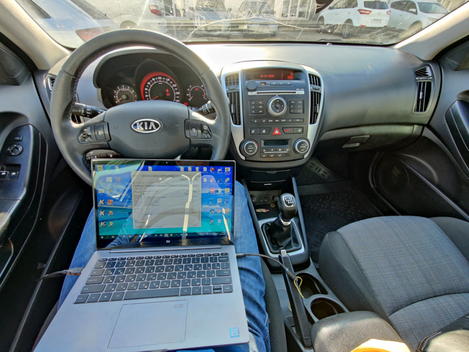 ЧИП-тюнинг KIA CEED 1.6MT под нормы токсичности ЕВРО2 для удаления ...