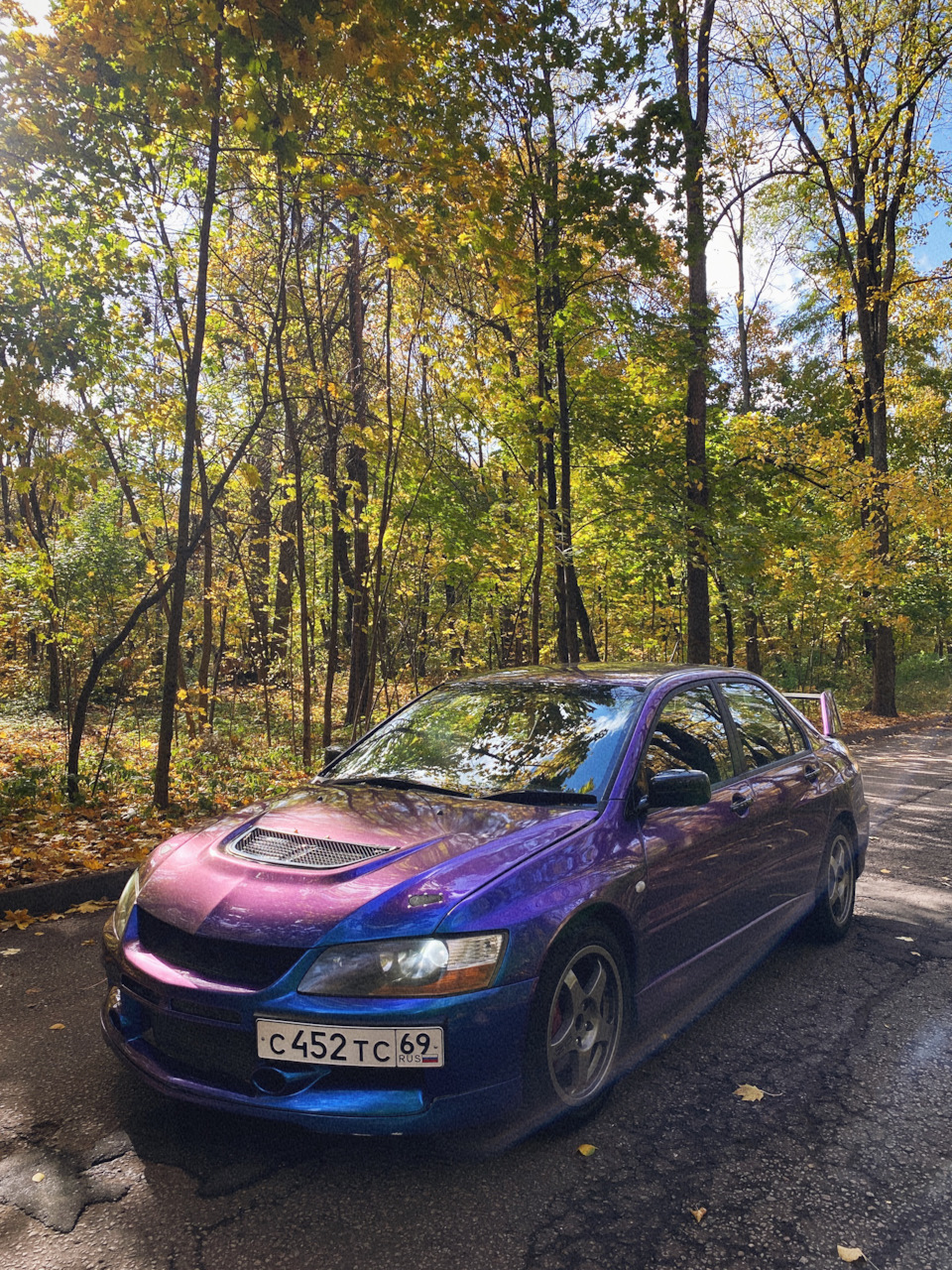 Осень — Mitsubishi Lancer Evolution VII, 2 л, 2001 года | продажа машины |  DRIVE2