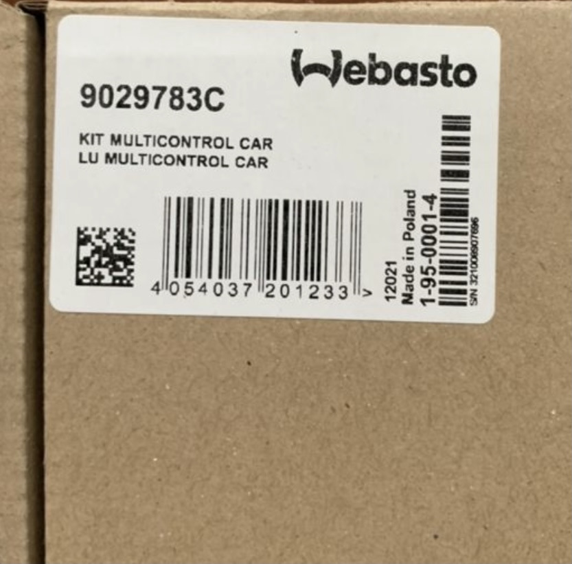 Замена таймера Webasto 1533 на MultiControl в RR Sport L320 — Land ...