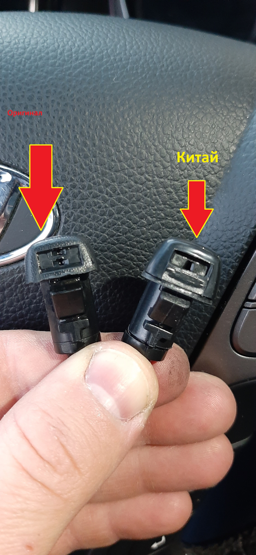 (16) Установка веерных форсунок от SUBARU — Hyundai Santa Fe (3G), 2,2 ...