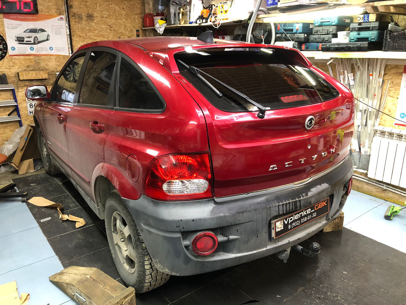 4. Замена крышки багажника — SsangYong Actyon (1G), 2 л, 2008 года ...