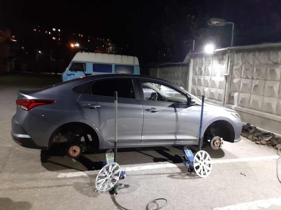 Переобулся. — Hyundai Solaris (2G), 1,6 л, 2020 года | шины | DRIVE2