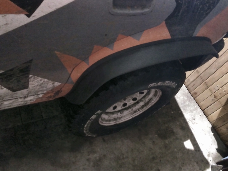 Расширители арок риф, или как хорошо когда не закидывает лобовое ...