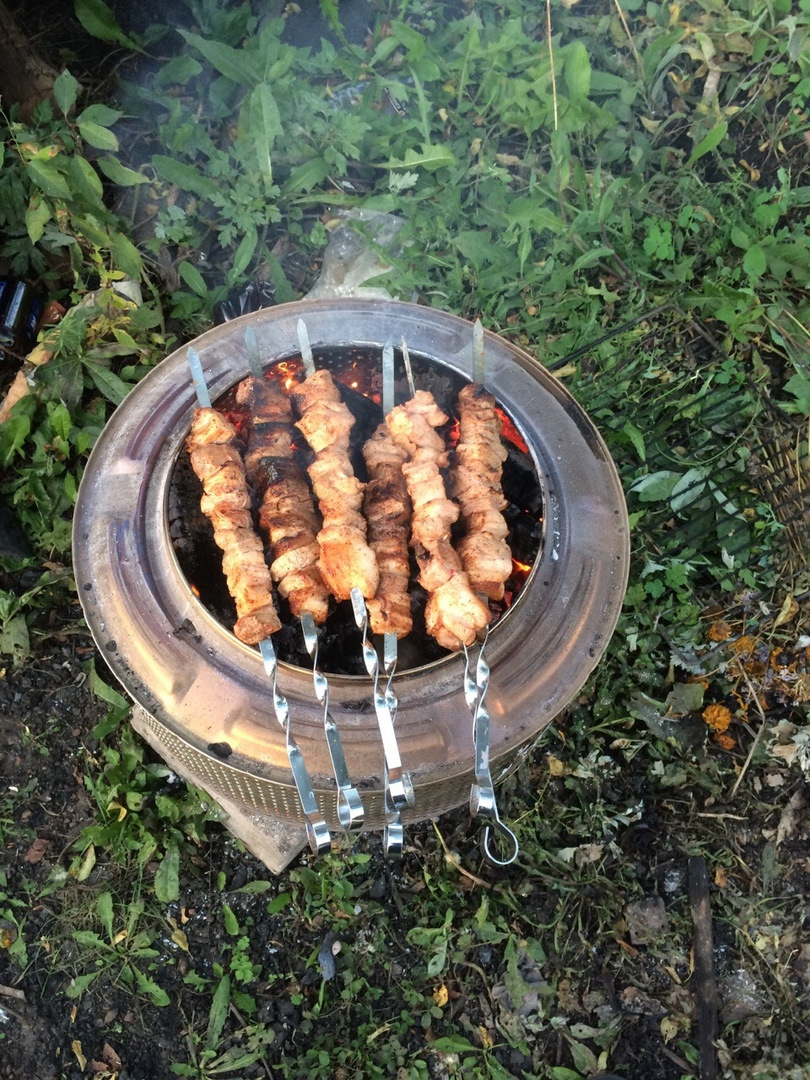 Мангал из барабана стиральной машины своими руками фото пошагово