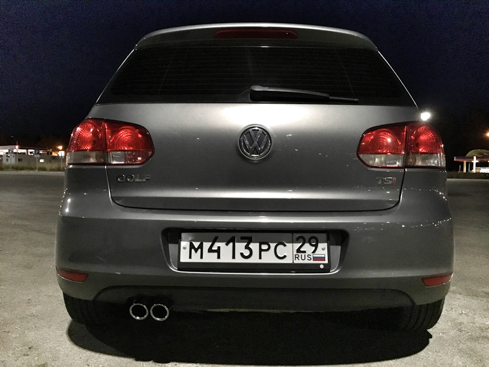 Хром насадки от йети — Volkswagen Golf Mk6, 1,4 л, 2011 года | стайлинг ...
