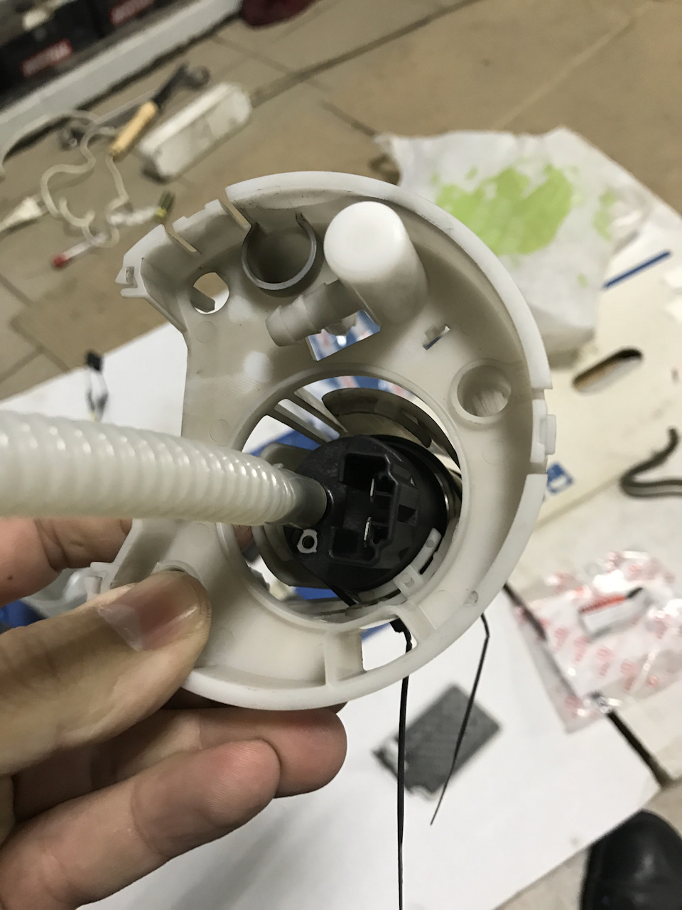 Бензонасос Бош ( переделка ) — Skoda Octavia A5 Mk2, 1,6 л, 2013 года ...