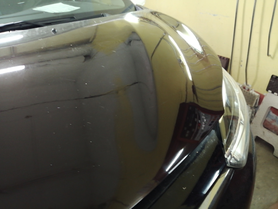 Рено Каптюр. Выправляем капот без покраски. — Bezpokras на DRIVE2