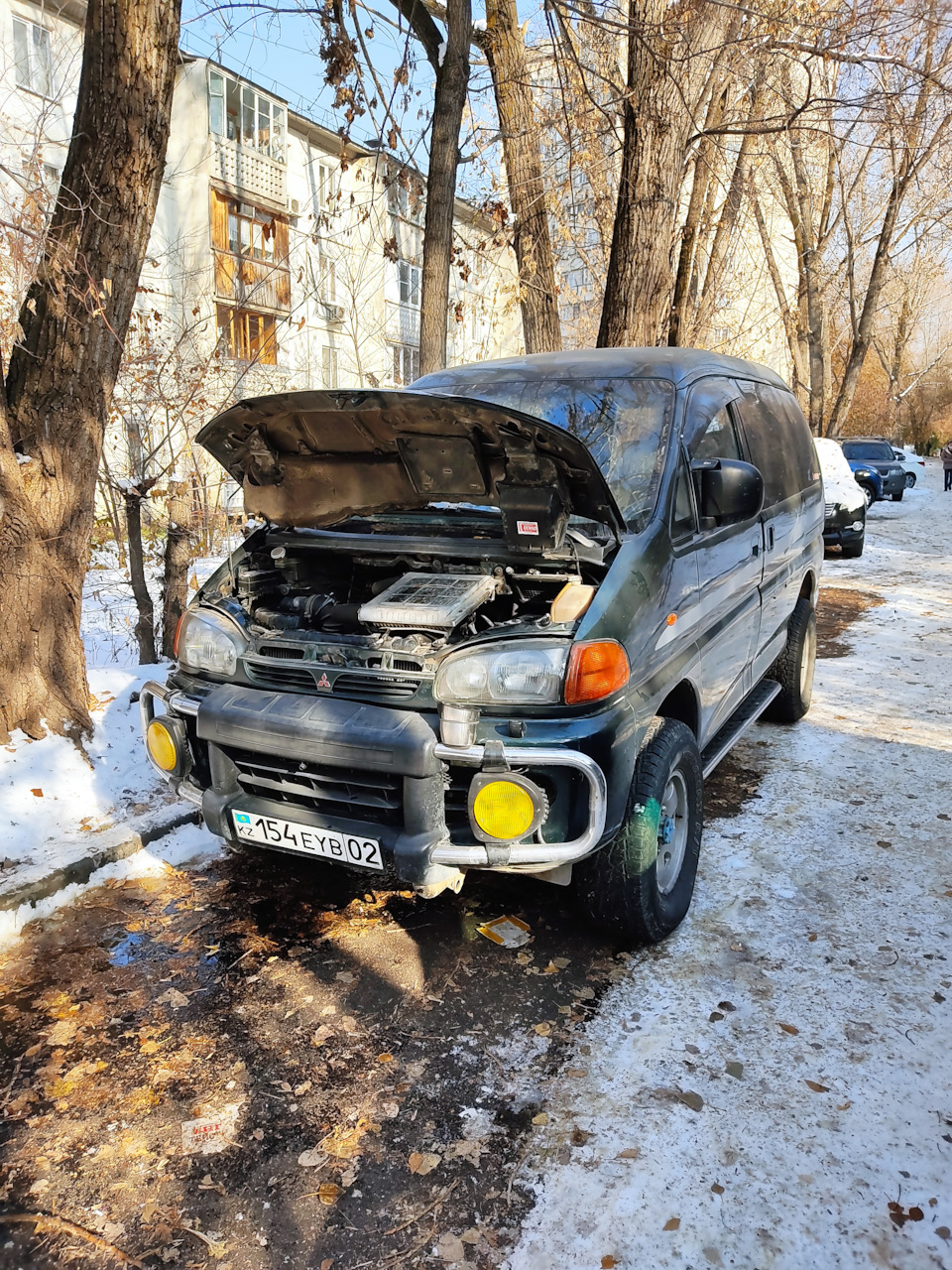 Зимние проблемы и новая оптика по машине — Mitsubishi Delica (L400), 2,8 л,  1995 года | запчасти | DRIVE2