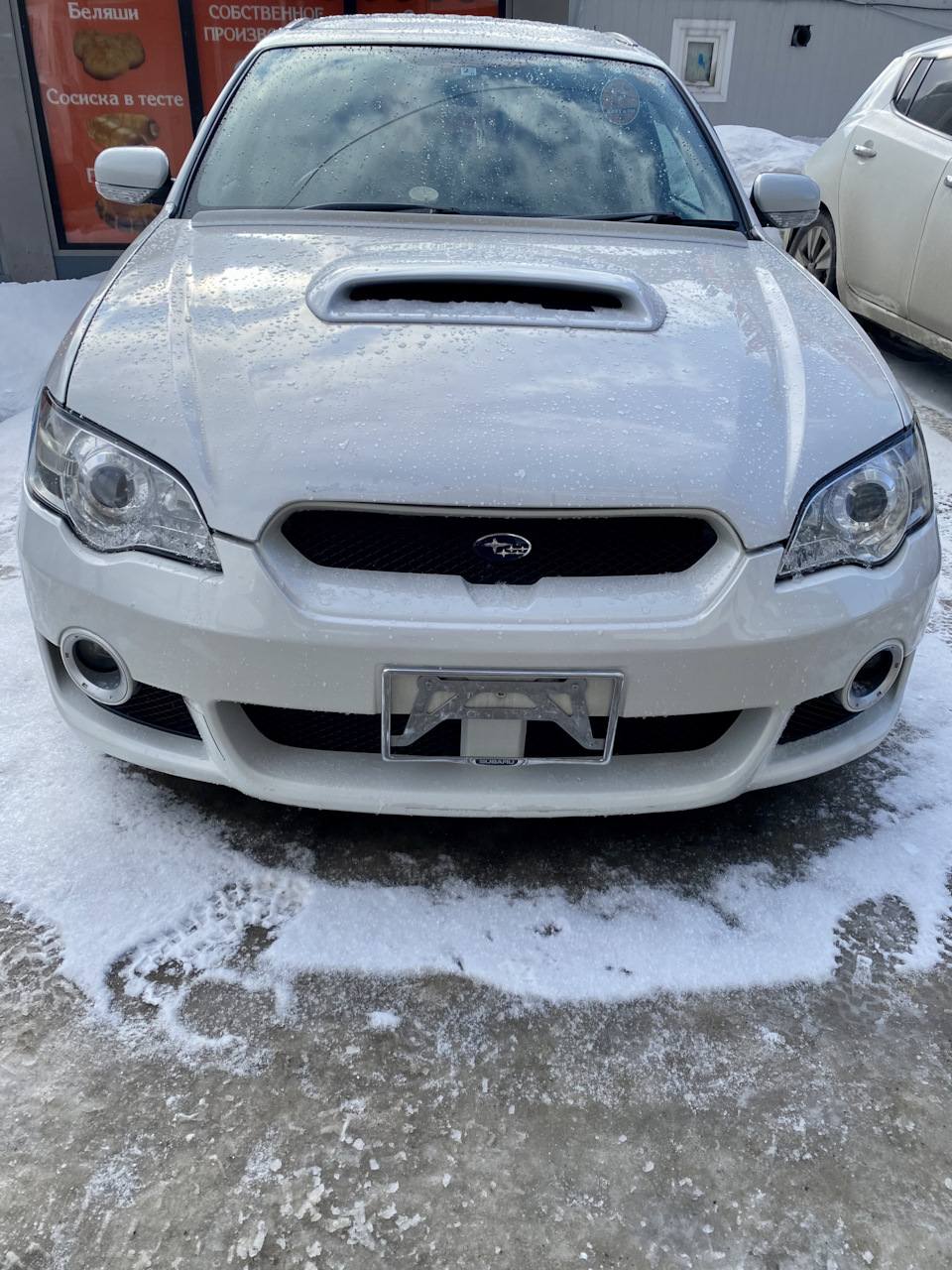 Оригинальные номерные рамки Subaru — Subaru Legacy (BL/BP), 2 л, 2005 года  | аксессуары | DRIVE2