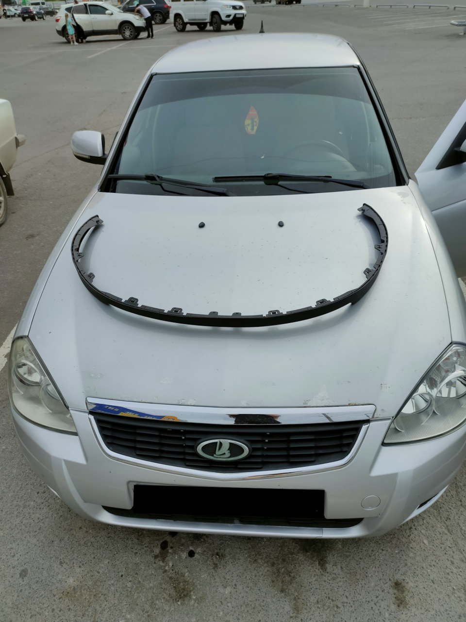 Губа от Круза 👄 — Lada Приора седан, 1,6 л, 2008 года | тюнинг | DRIVE2