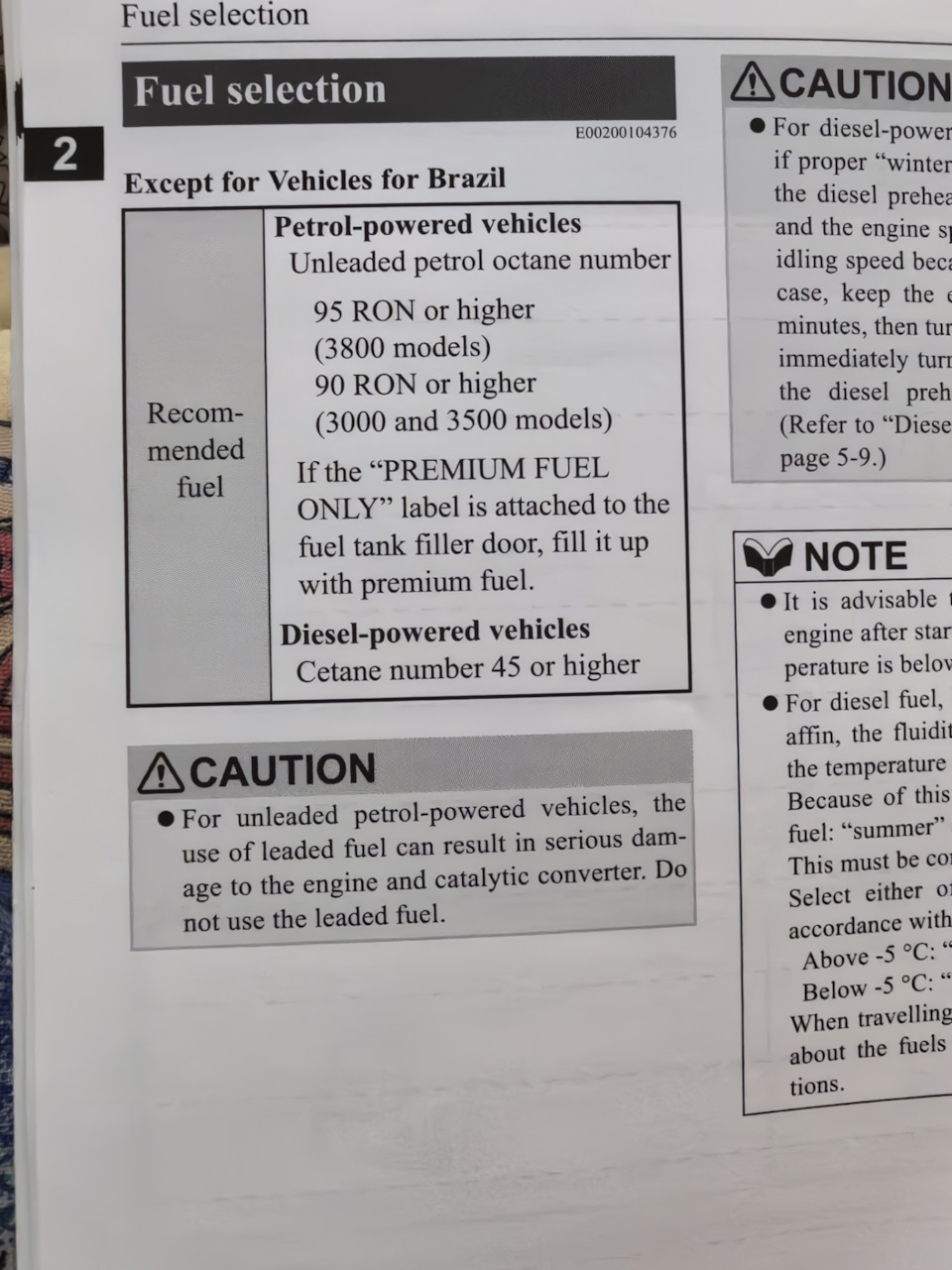 Какой бензин лить в 6G74 — Mitsubishi Pajero (4G), 3,5 л, 2015