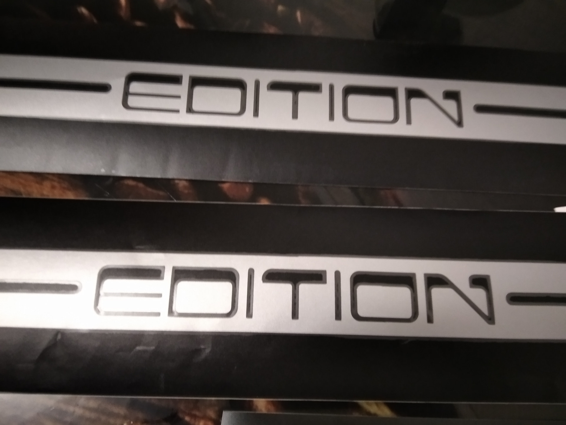 Наклейки на пороги. — Volkswagen Golf Mk4, 1,4 л, 2000 года ...