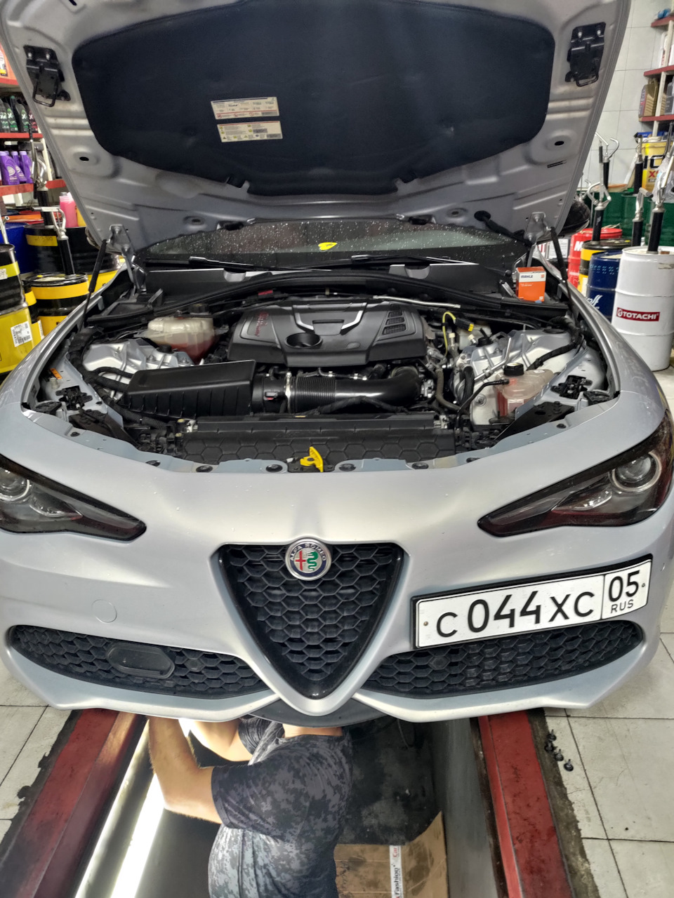 Первое небольшое ТО. Часть 2 — Alfa Romeo Giulia (952), 2 л, 2021 года |  плановое ТО | DRIVE2