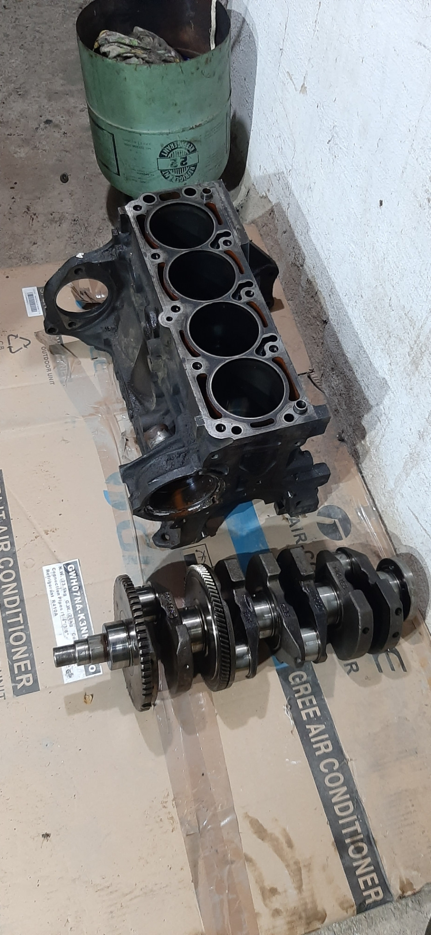 Капремонт двигателя Z24SED, Шевроле Каптива с100.Часть3 Разборка блока ...