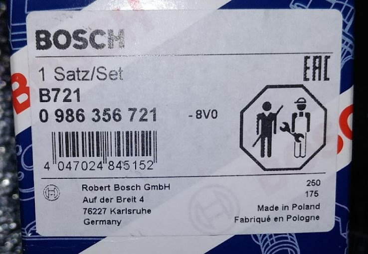 Запчасти на фото: 0986356721. Фото в бортжурнале Honda Civic (6G)