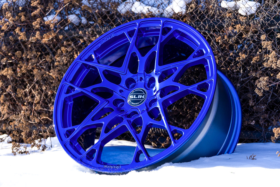 Кованые диски SLIK | 18" L834 Candy Blue — Kolesoffnet на DRIVE2