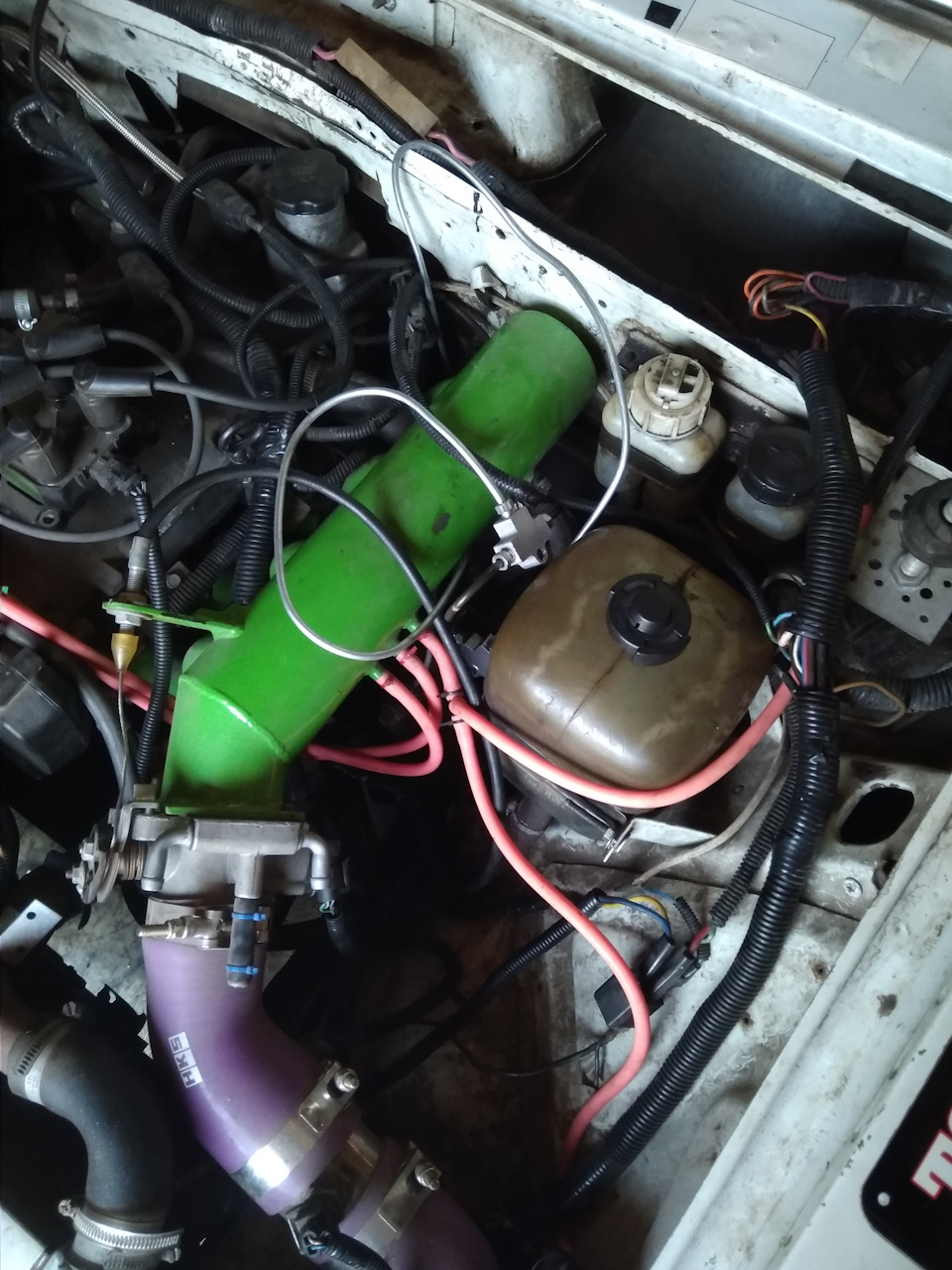 Установка гидравлического ручника… — Lada 2106, 1,5 л, 1995 года ...