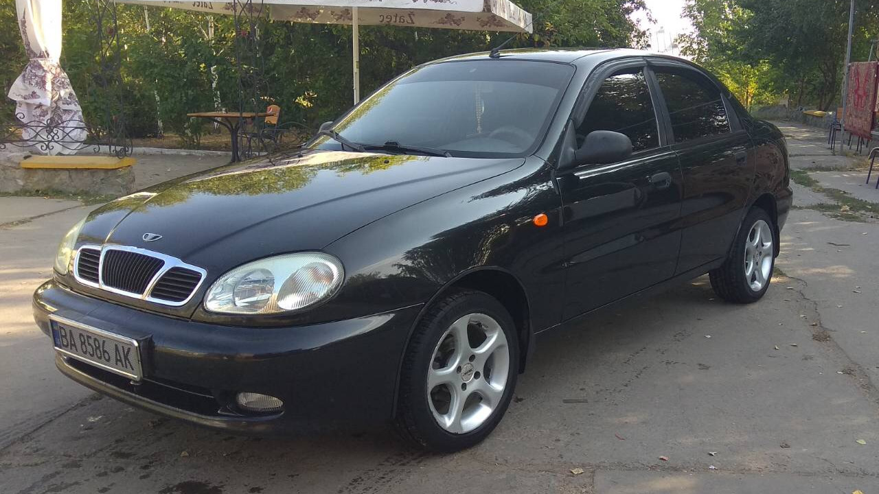 Daewoo Lanos 1.5 бензиновый 2008 | Чёрный металлик на DRIVE2