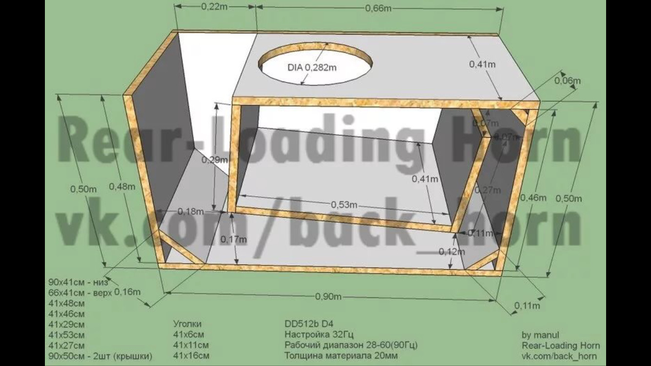 512 дюймов. Рупорный короб для сабвуфера 12 дюймов. Короб рупор под 12 чертежи. Короб рупор для 12 сабвуфера. Рупор под 10 саб.