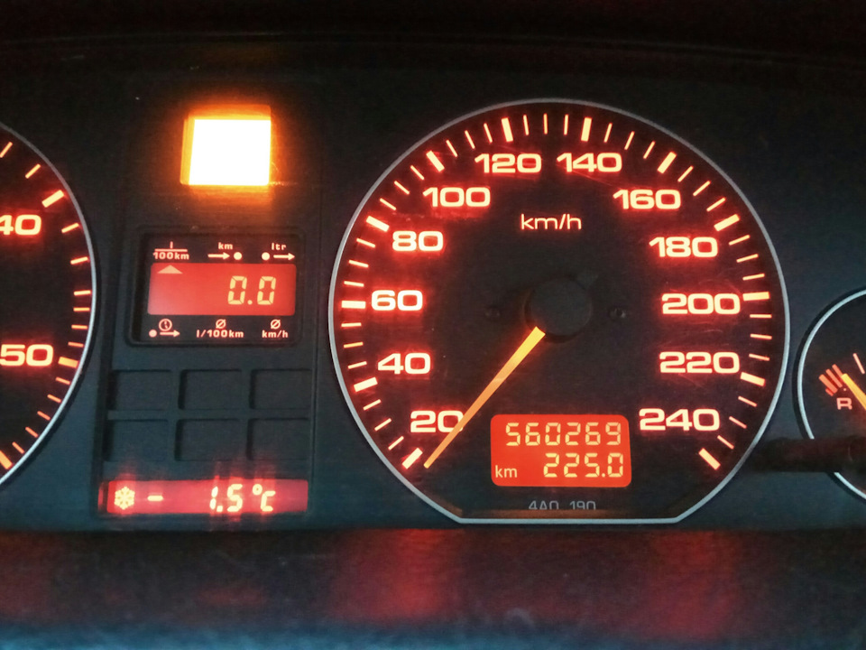 Замер расхода топлива в городе 2.5 TDI AEL — Audi A6 (C4), 2,5 л, 1996 ...