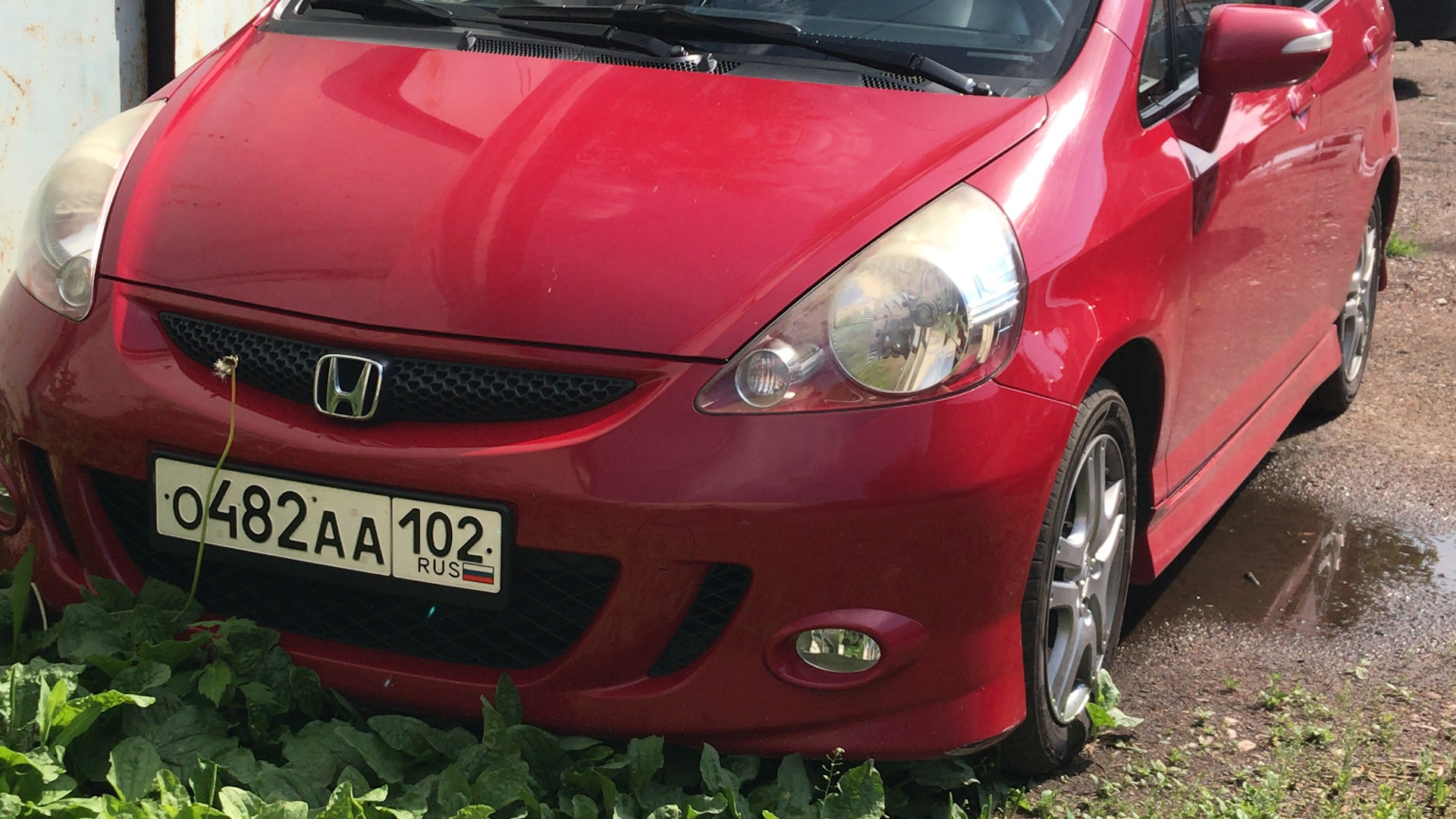 Honda Jazz (1G) 1.4 бензиновый 2008 | Красная гонка на DRIVE2