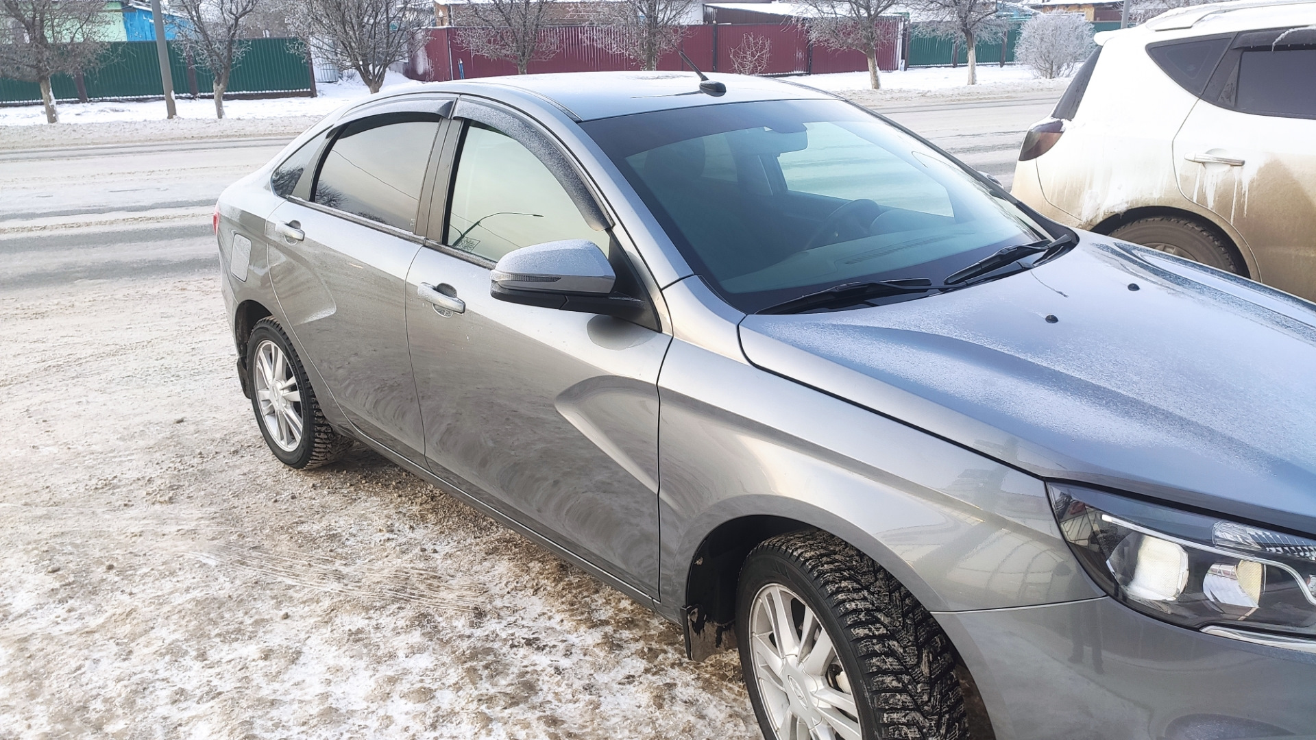 Зеркала веста с электроскладыванием. — Lada Vesta (1G), 1,6 л, 2018 ...