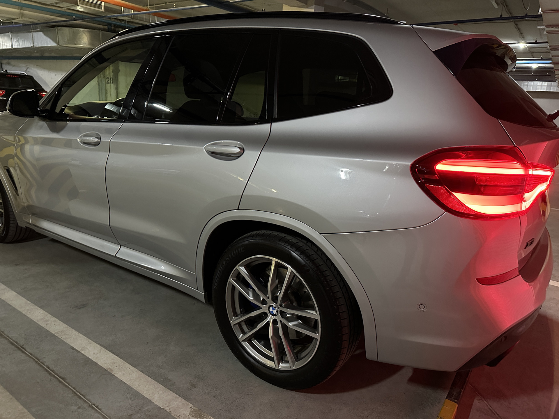 Покрытие защитной пленкой. — BMW X3 (G01), 3 л, 2018 года | другое | DRIVE2