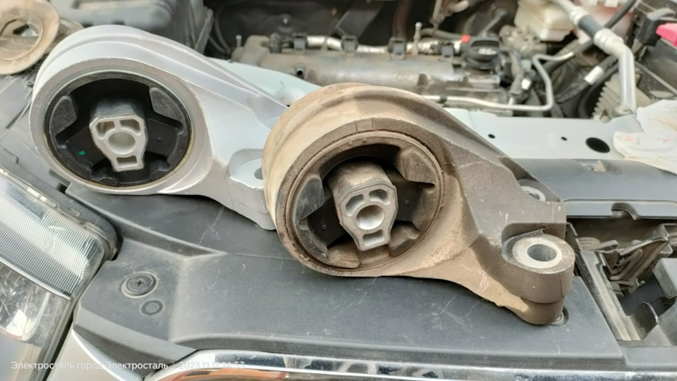 Подушка двигателя. Часть 2 — Chevrolet Captiva (1G), 2,4 л, 2014 года ...