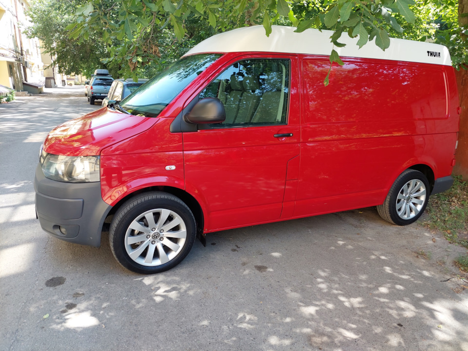 Vw t5 сколы краски, почему! — Volkswagen Transporter T5, 2 л, 2011 года ...