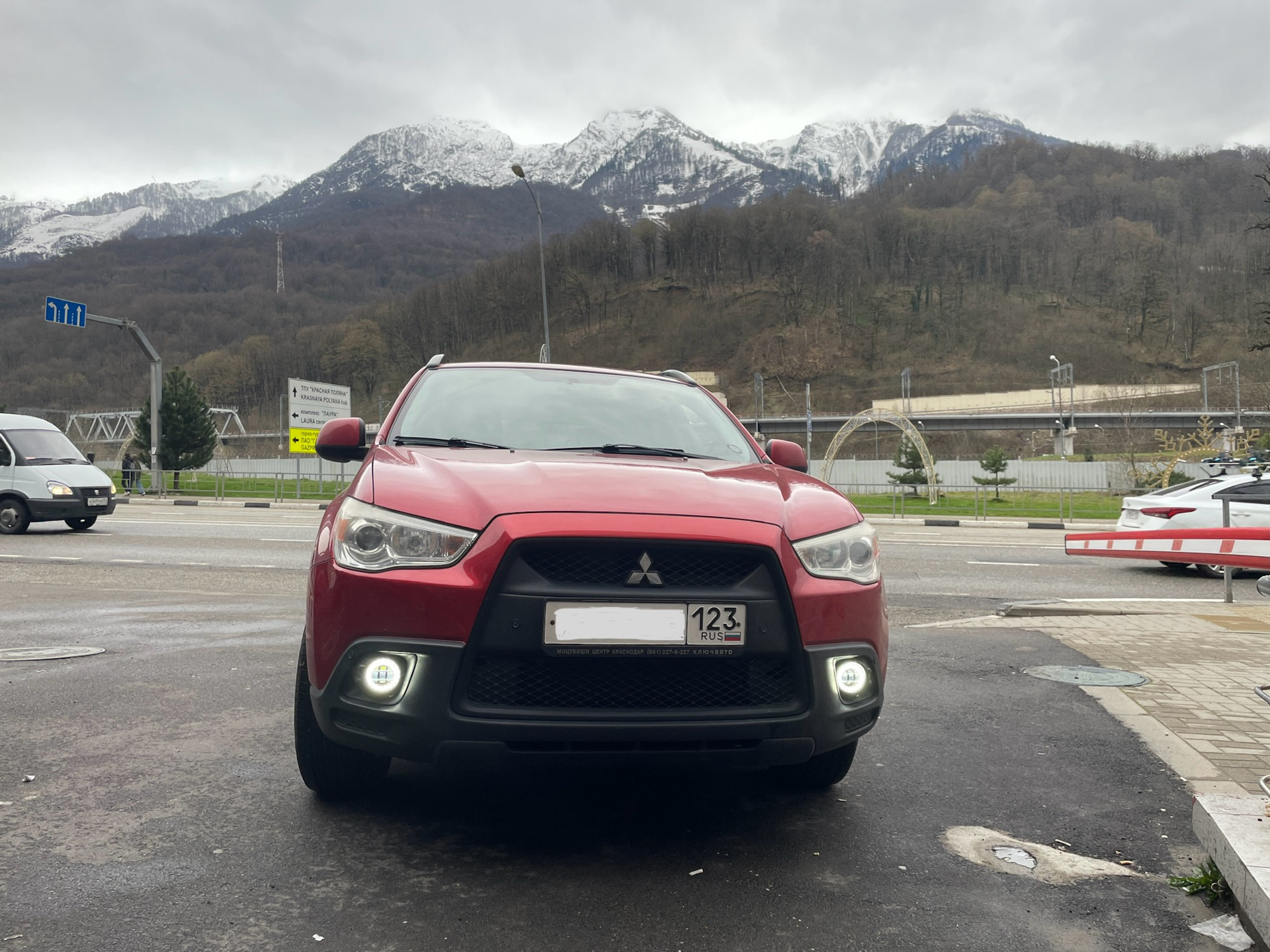 Дхо + птф — Mitsubishi ASX, 2 л, 2011 года | стайлинг | DRIVE2