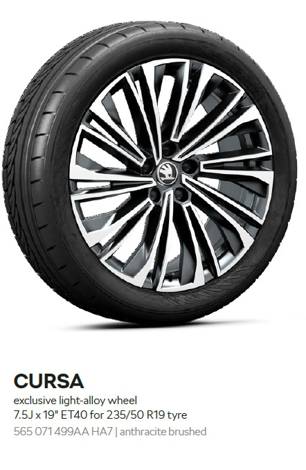 Ha 007. Диски cursa r19 Skoda Kodiaq. Диски cursa 19 Шкода Кодиак. Легкосплавные диски cursa 7j x 19. Легкосплавные диски cursa 7j x 19, цвет антрацит, шины 235/50 r19.