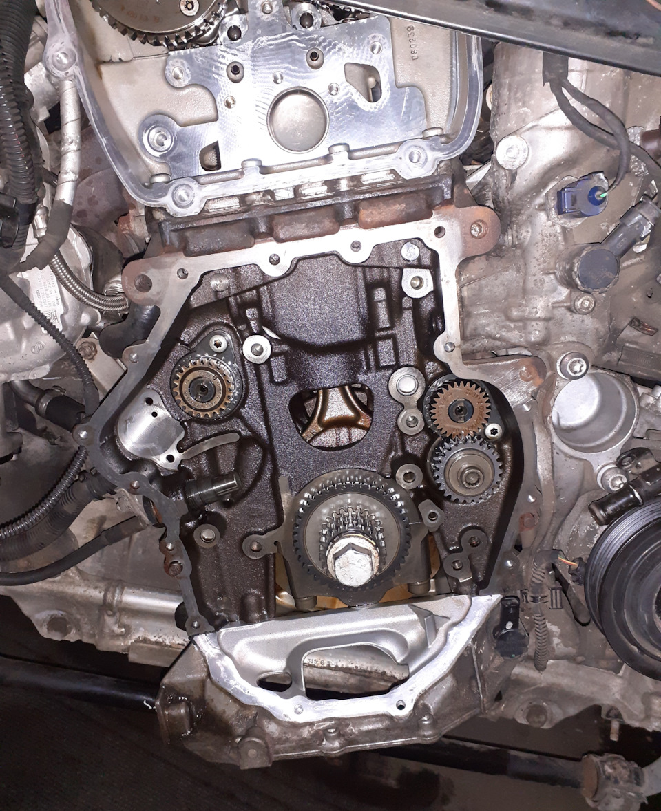 Цепи CJEB (спустя 200т.км) + насос gen3b — Audi A4 (B8), 1,8 л, 2012 ...