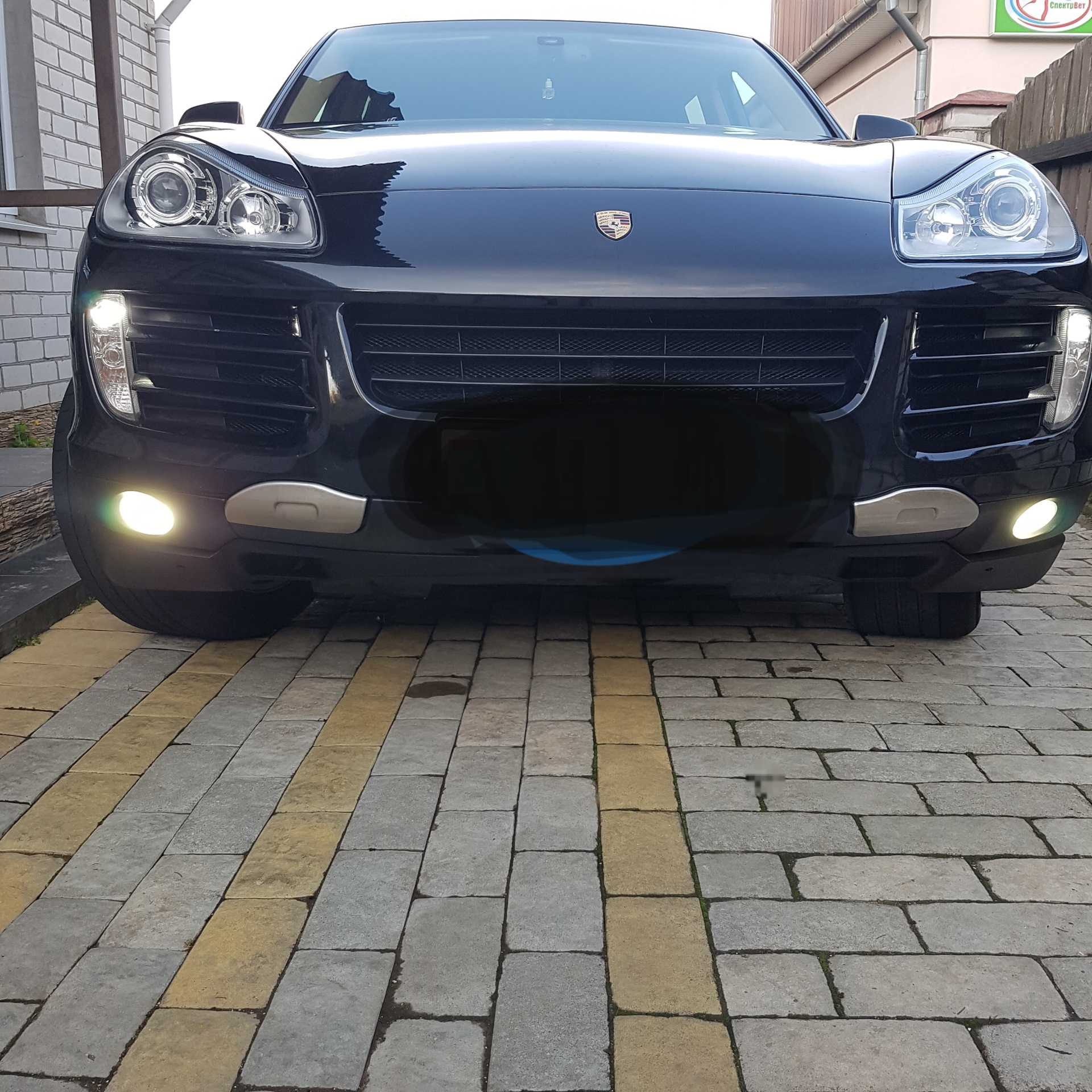 Led в свет — Porsche Cayenne 1g 955 957 3 6 л 2008 года тюнинг Drive2