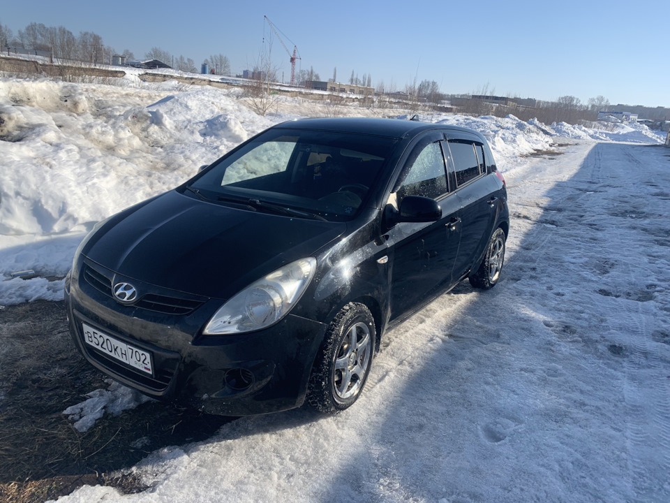 Установка лип-спойлера +100 л.с. — Hyundai i20 (1G), 1,2 л, 2009 года ...