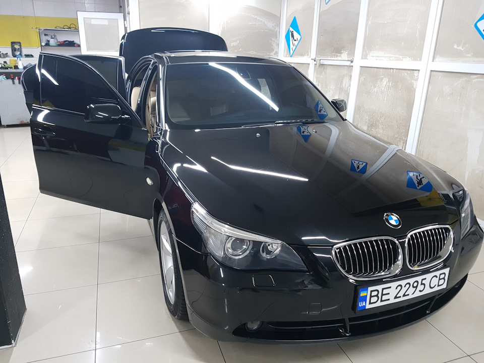 Детейлинг в Mr.CAP + вытягивание вмятин — BMW 5 series (E60), 3 л, 2006 ...