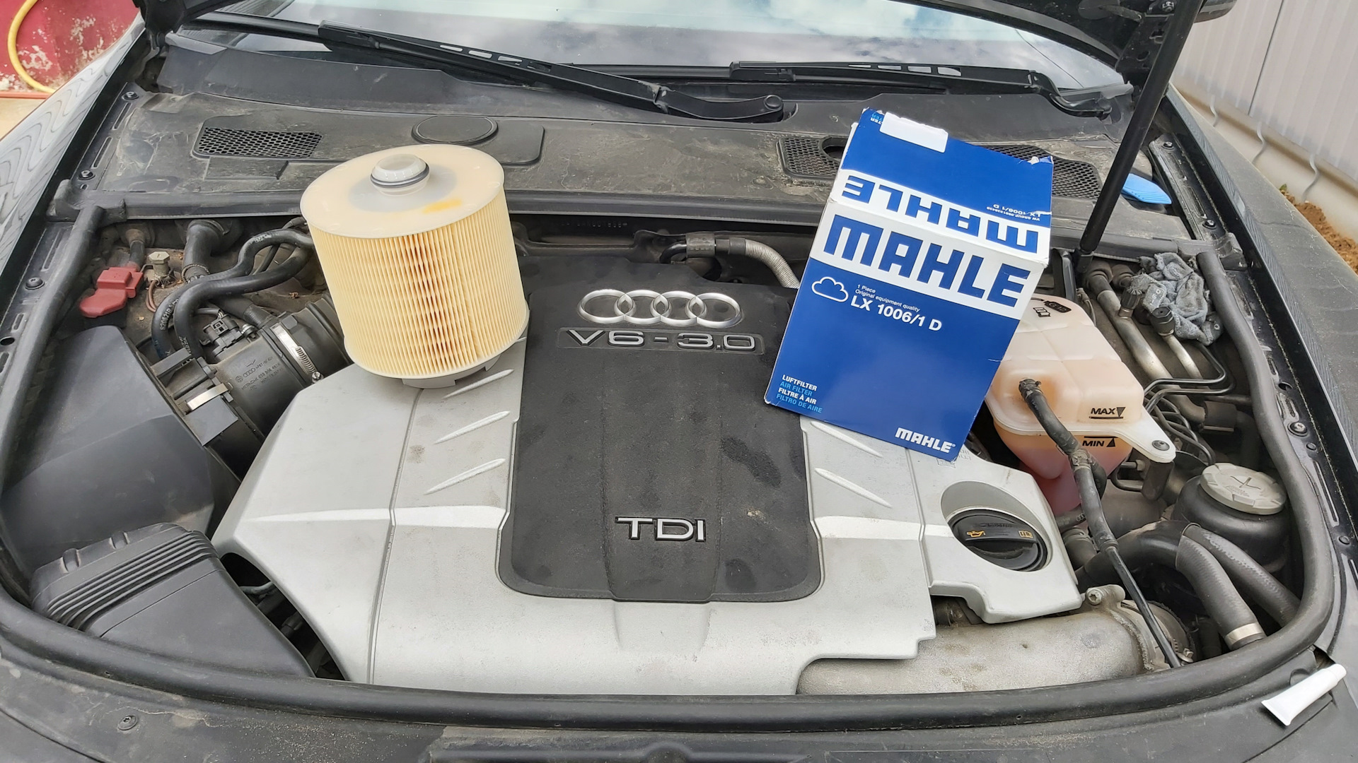 Замена масла, воздушного и масляного фильтра. — Audi A6 (C6), 3 л, 2009 ...