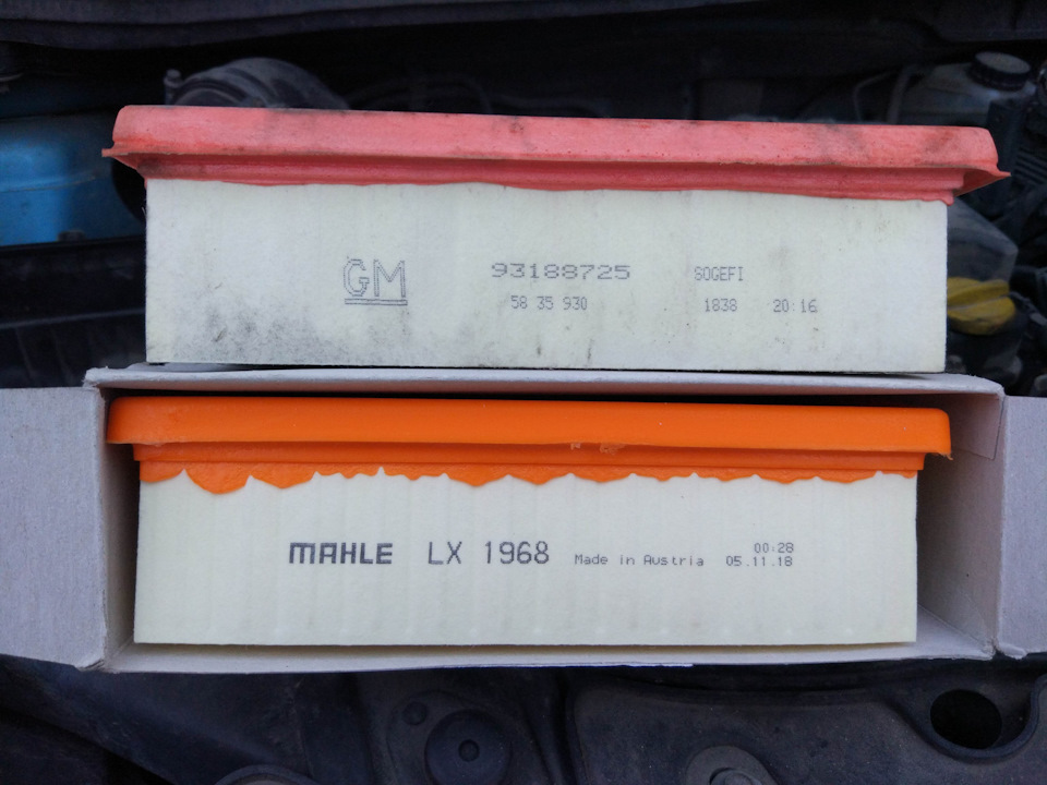 93188725 Фильтр воздушный GM | Запчасти на DRIVE2