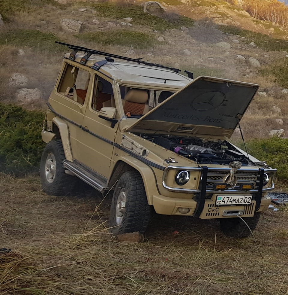 Смерть Проходимца или новая реинкарнация? — Mercedes-Benz G-Class (W463), 4  л, 1995 года | эвакуация | DRIVE2