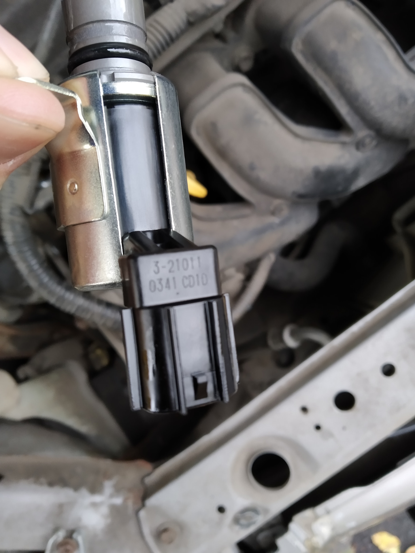 Запись №76 Замена клапана vvti №2 — Toyota Vitz (10), 1,5 л, 2001 года ...