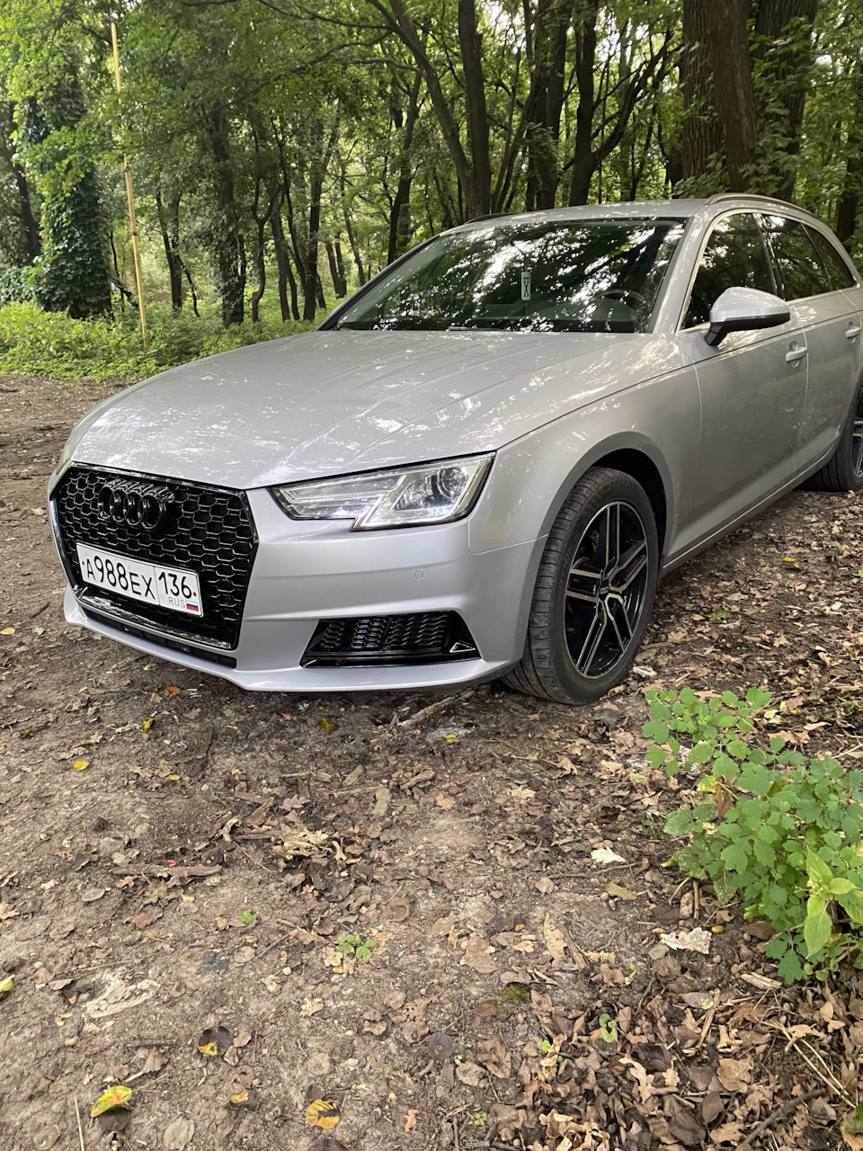 Заглушки бампера Аля RS — Audi A4 Avant (B9), 2 л, 2017 года | тюнинг |  DRIVE2