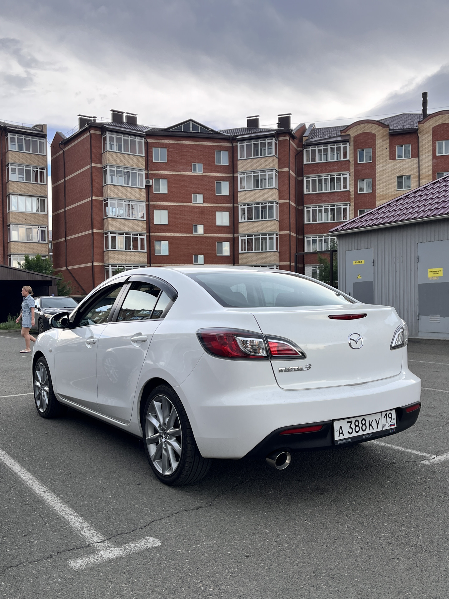 Насадка на глушитель — Mazda 3 (2G) BL, 1,6 л, 2010 года | стайлинг ...