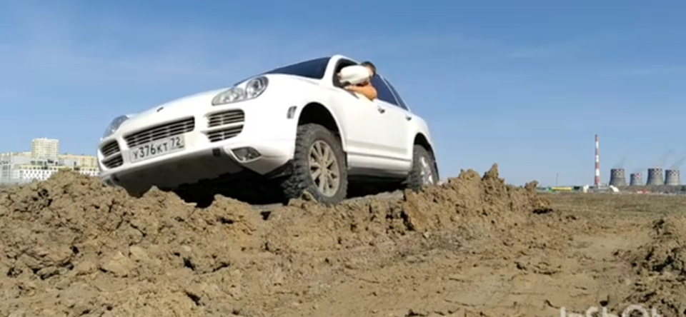 Кайен на грязевой резине — Porsche Cayenne (1G) 955/957, 3,2 л, 2006 ...