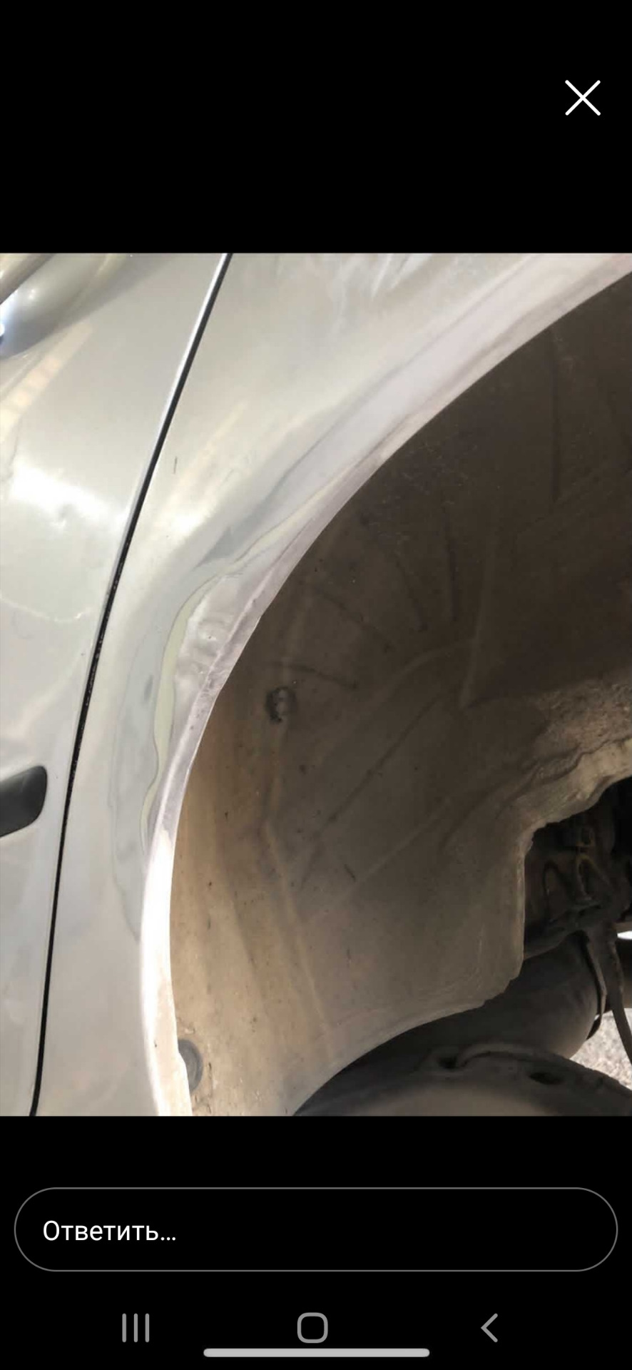 Устранение рыжиков на задних арках — BMW 3 series Touring (E46), 2,9 л ...