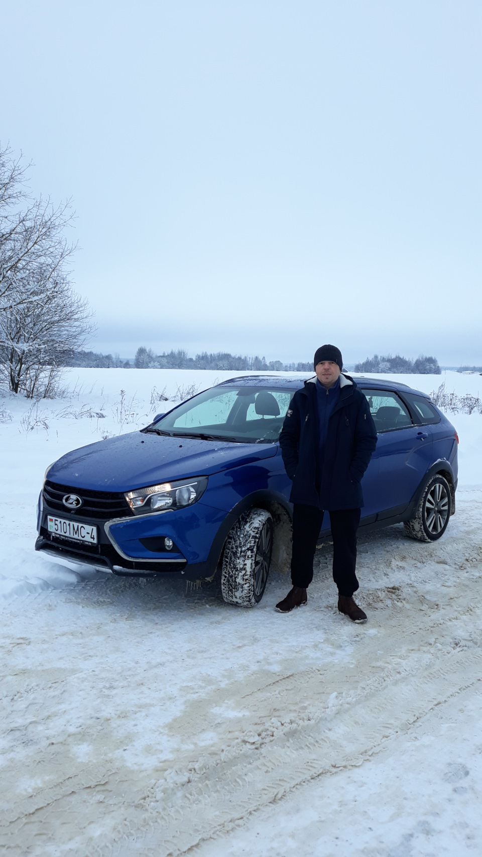 Обкатка по снегу. — Lada Vesta SW Cross, 1,6 л, 2020 года | наблюдение |  DRIVE2